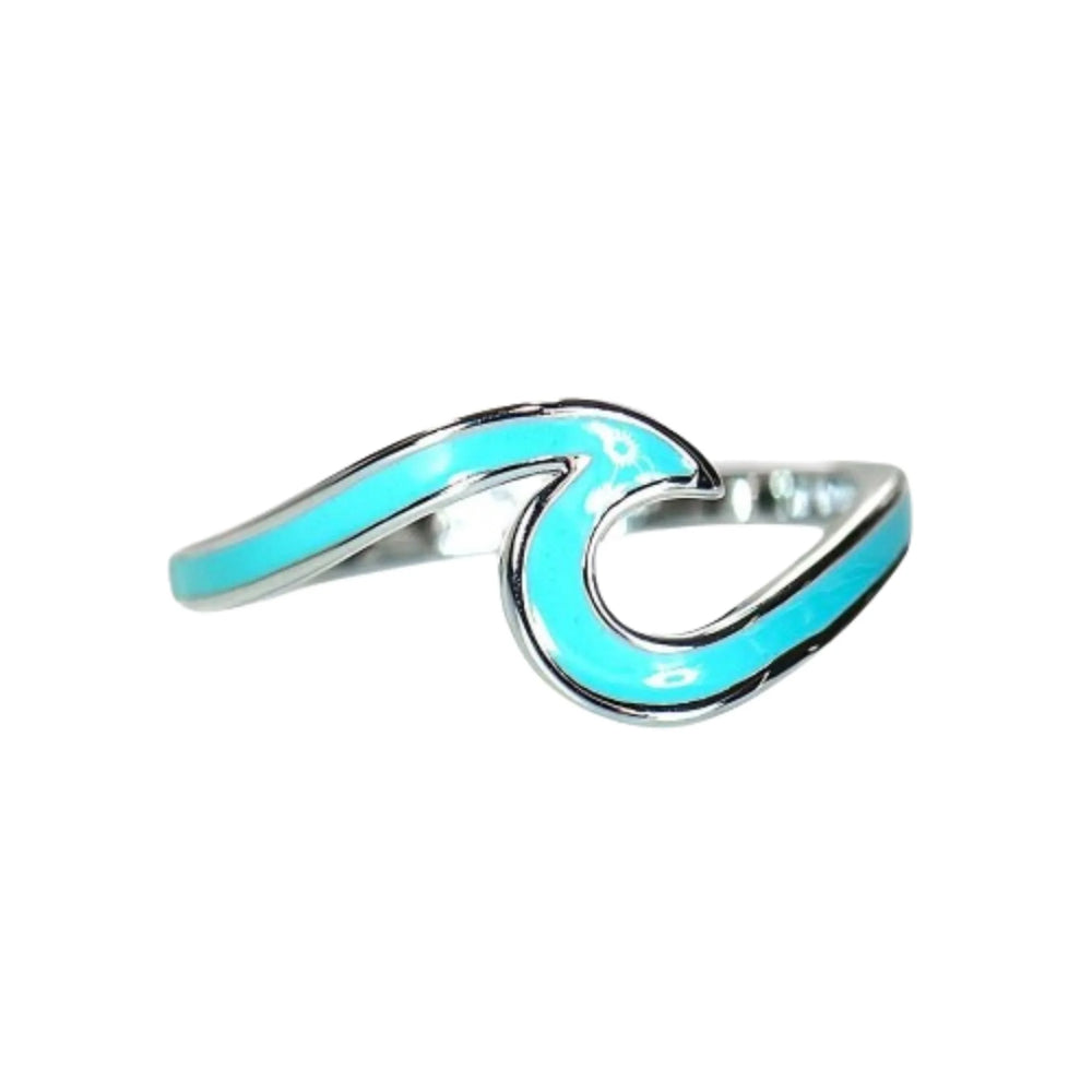 Pura Vida Enameled Wave Ring