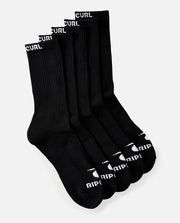 Rip Curl Brand Crew Sock - 5 Pack
