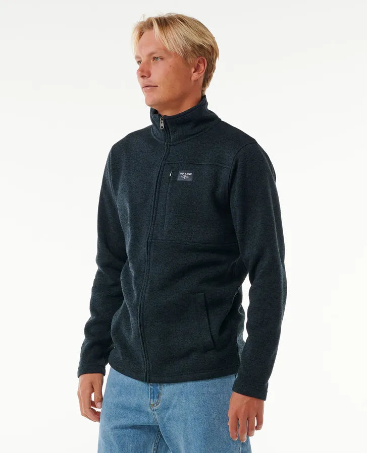 Rip Curl Crescent Zip Knit - Navy