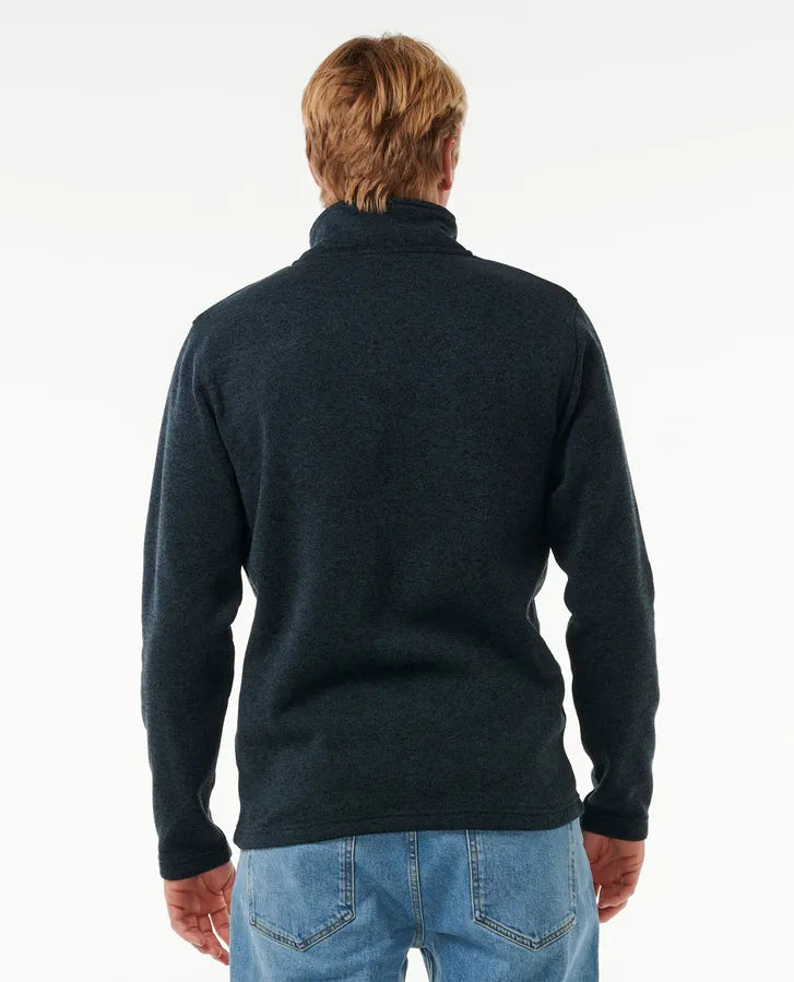 Rip Curl Crescent Zip Knit - Navy