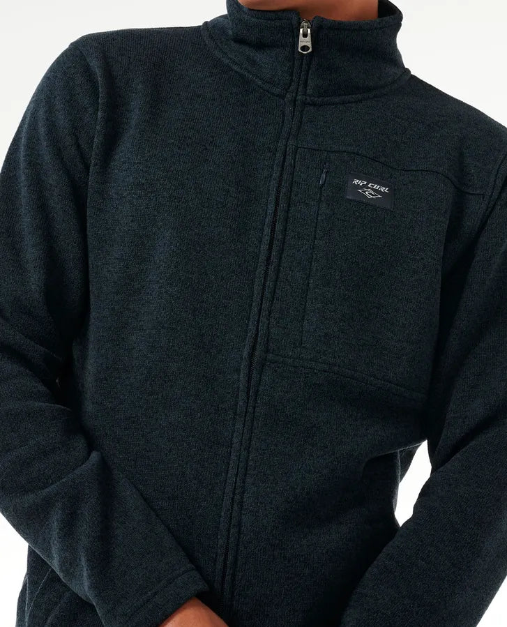 Rip Curl Crescent Zip Knit - Navy