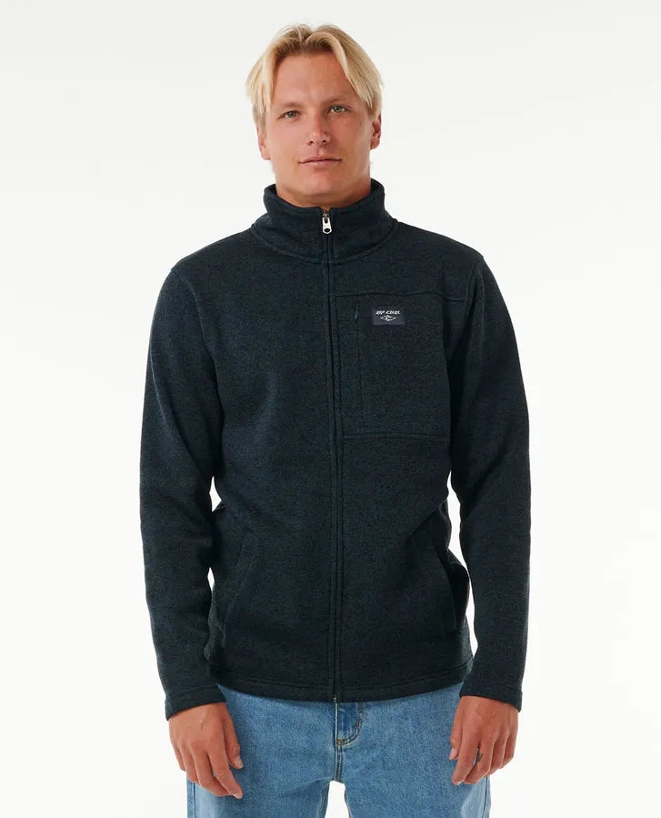 Rip Curl Crescent Zip Knit - Navy
