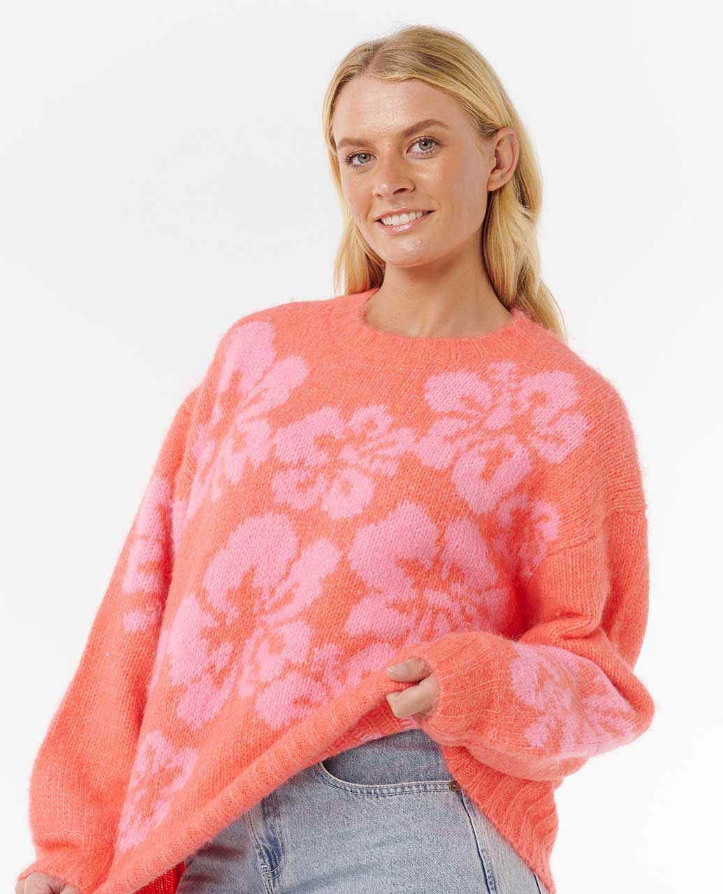 Rip Curl Hibiscus Heat Jacquard Jumper
