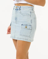 Rip Curl Las Dalias Denim Mini Skirt