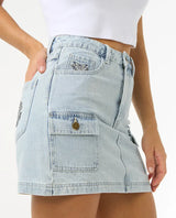 Rip Curl Las Dalias Denim Mini Skirt