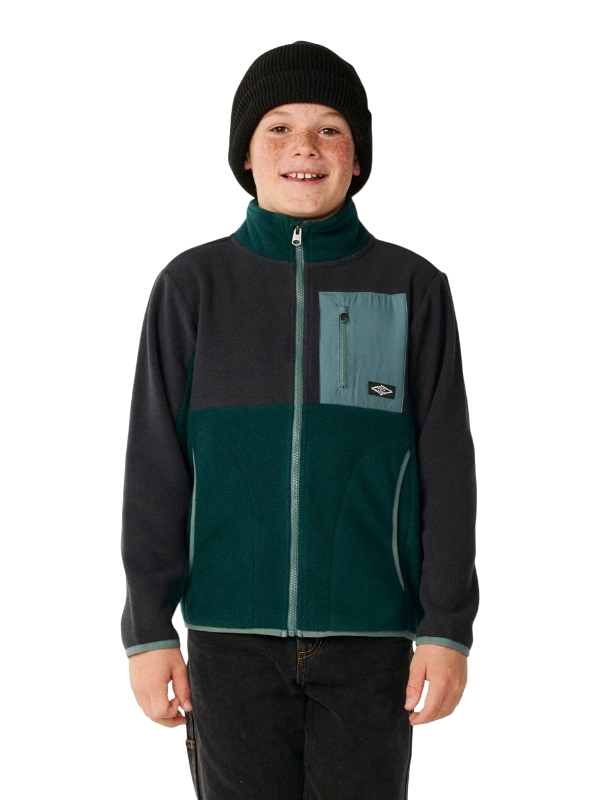 Rip Curl Kids Raw Energy Block Zip Fleece