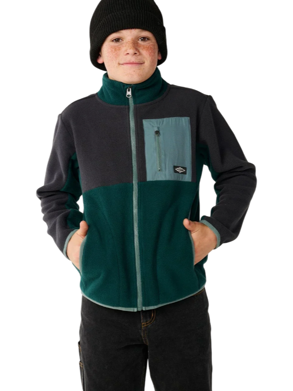 Rip Curl Kids Raw Energy Block Zip Fleece