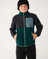 Rip Curl Kids Raw Energy Block Zip Fleece