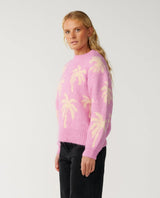 Rip Curl Retro Swell Palm Jacquard Jumper