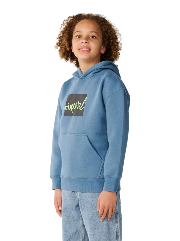 Rip Curl Kids Rip Script Icon Hoodie