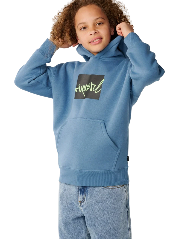 Rip Curl Kids Rip Script Icon Hoodie