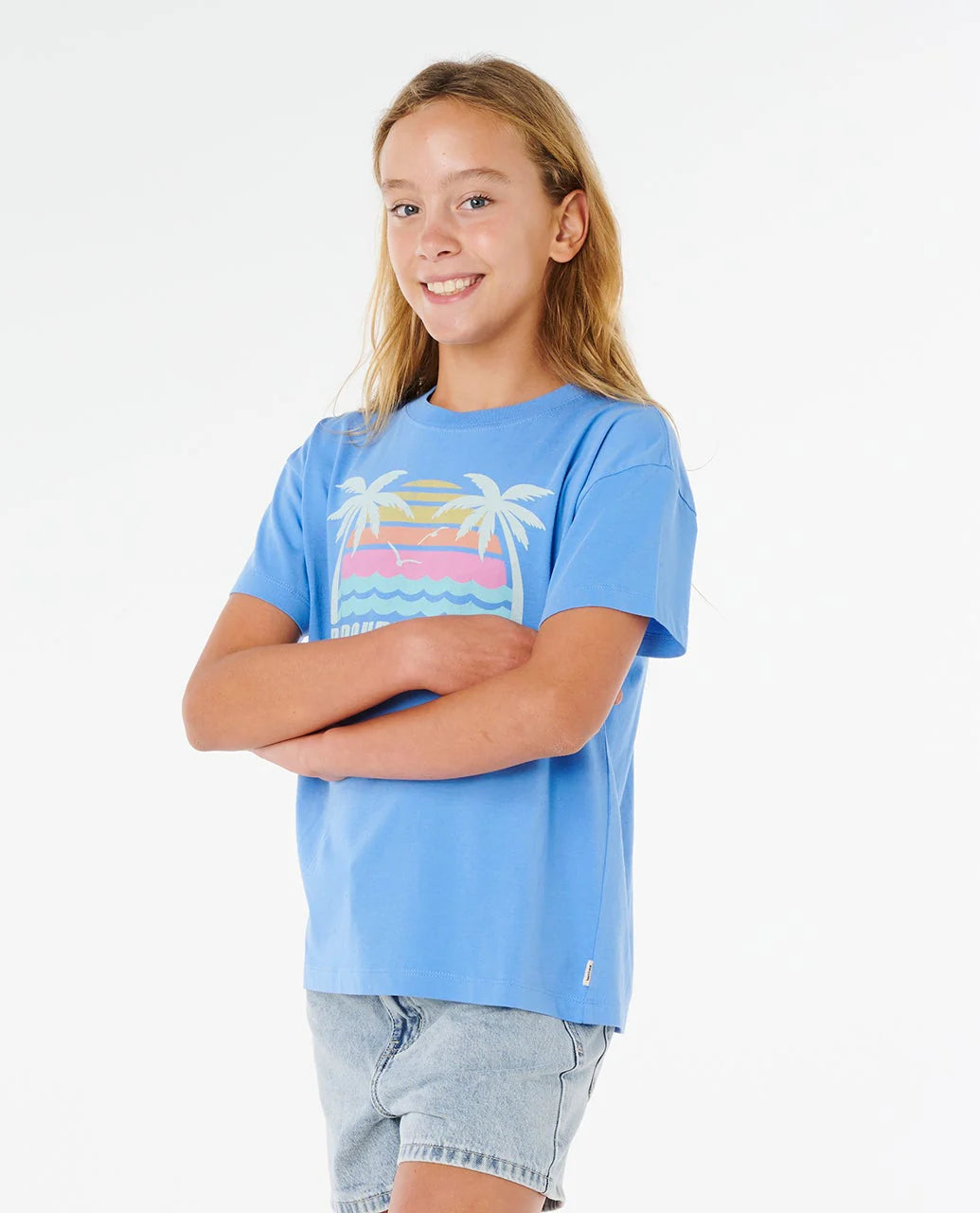 Rip Curl Girls Malibu Relaxed T-Shirt