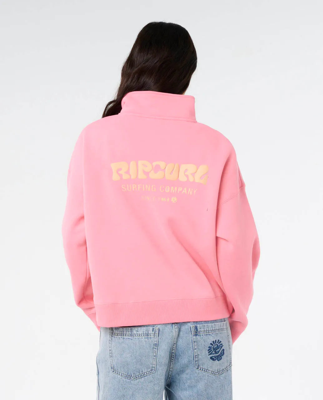 Rip Curl Surf Puff 1/4 Zip Sweatshirt