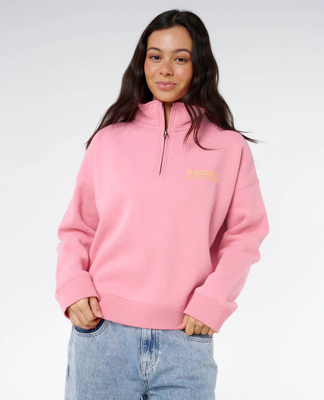 Rip Curl Surf Puff 1/4 Zip Sweatshirt