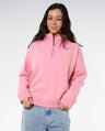 Rip Curl Surf Puff 1/4 Zip Sweatshirt