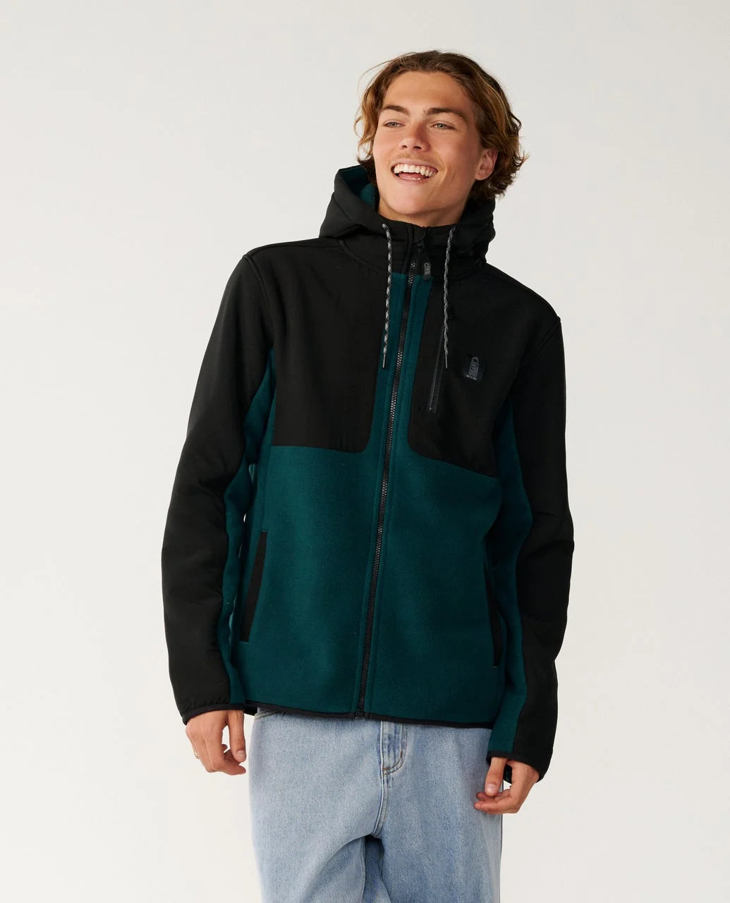 Rip Curl Search Series Panelled Zip Polar Fleece