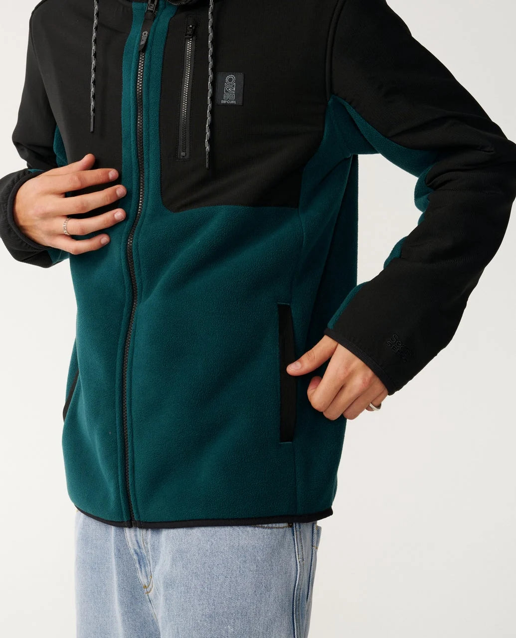 Rip Curl Search Series Panelled Zip Polar Fleece