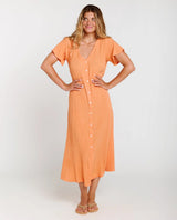 Rip Curl Molokaï Short Sleeve Long Dress