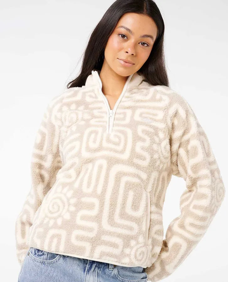 Rip Curl Sunset Luau 1/4 Zip Fleece
