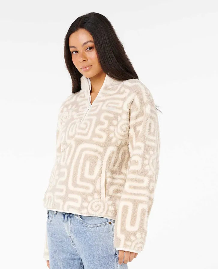 Rip Curl Sunset Luau 1/4 Zip Fleece