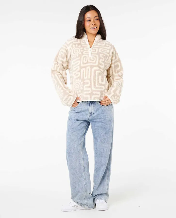 Rip Curl Sunset Luau 1/4 Zip Fleece