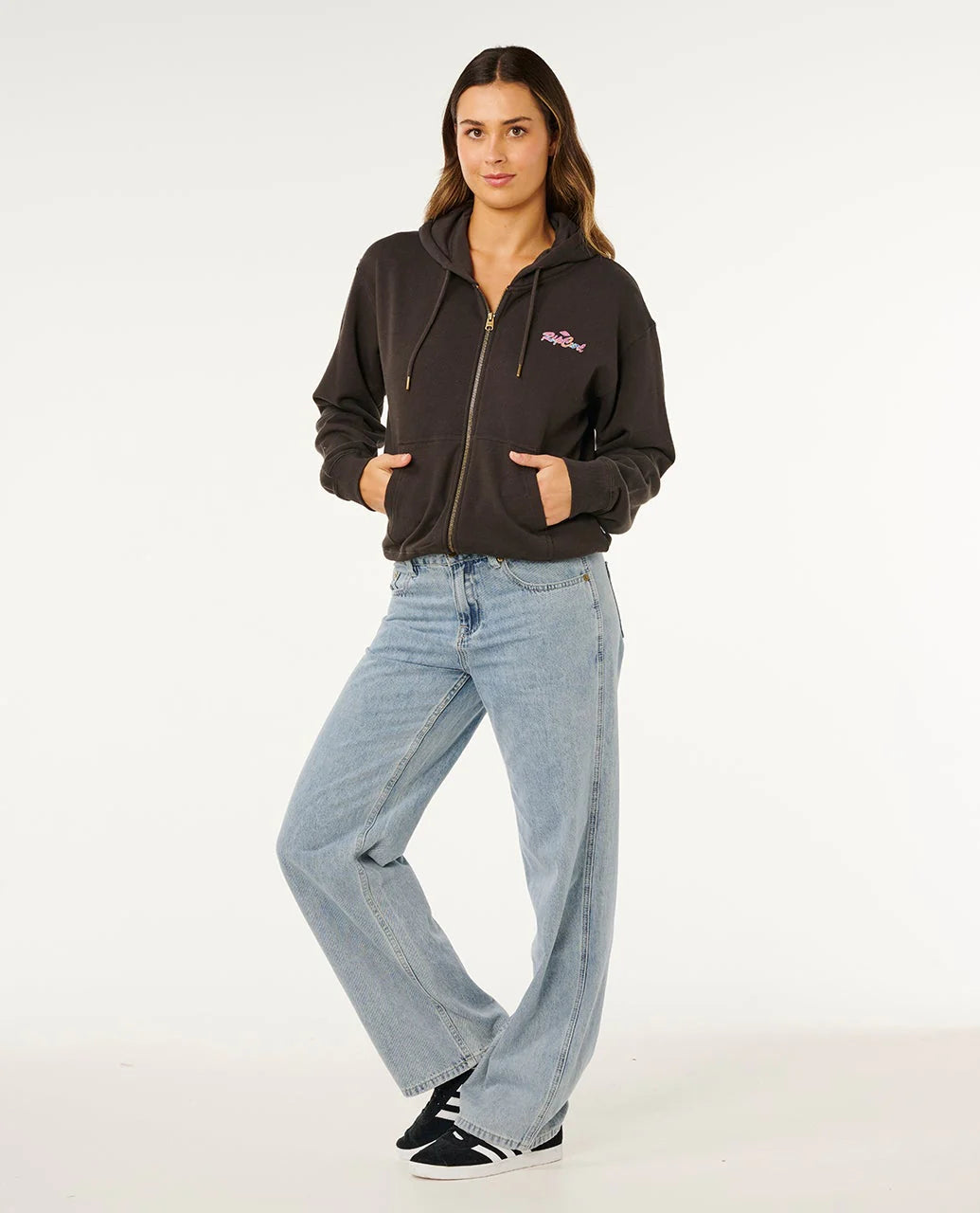 Rip Curl Lay Day Relaxed Zip Hoodie