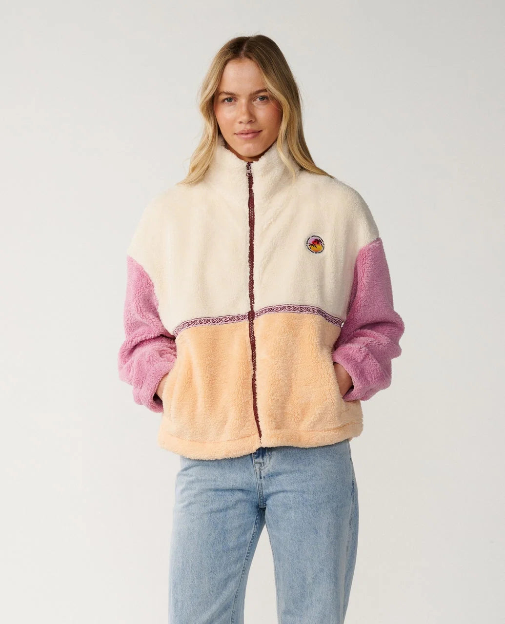 Rip Curl Surf Revival Heritage Zip Polar Fleece