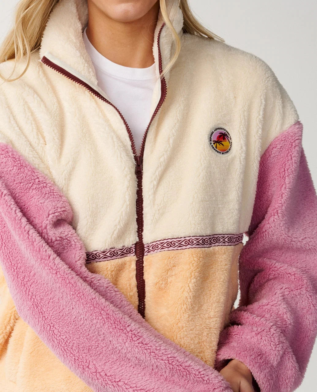 Rip Curl Surf Revival Heritage Zip Polar Fleece