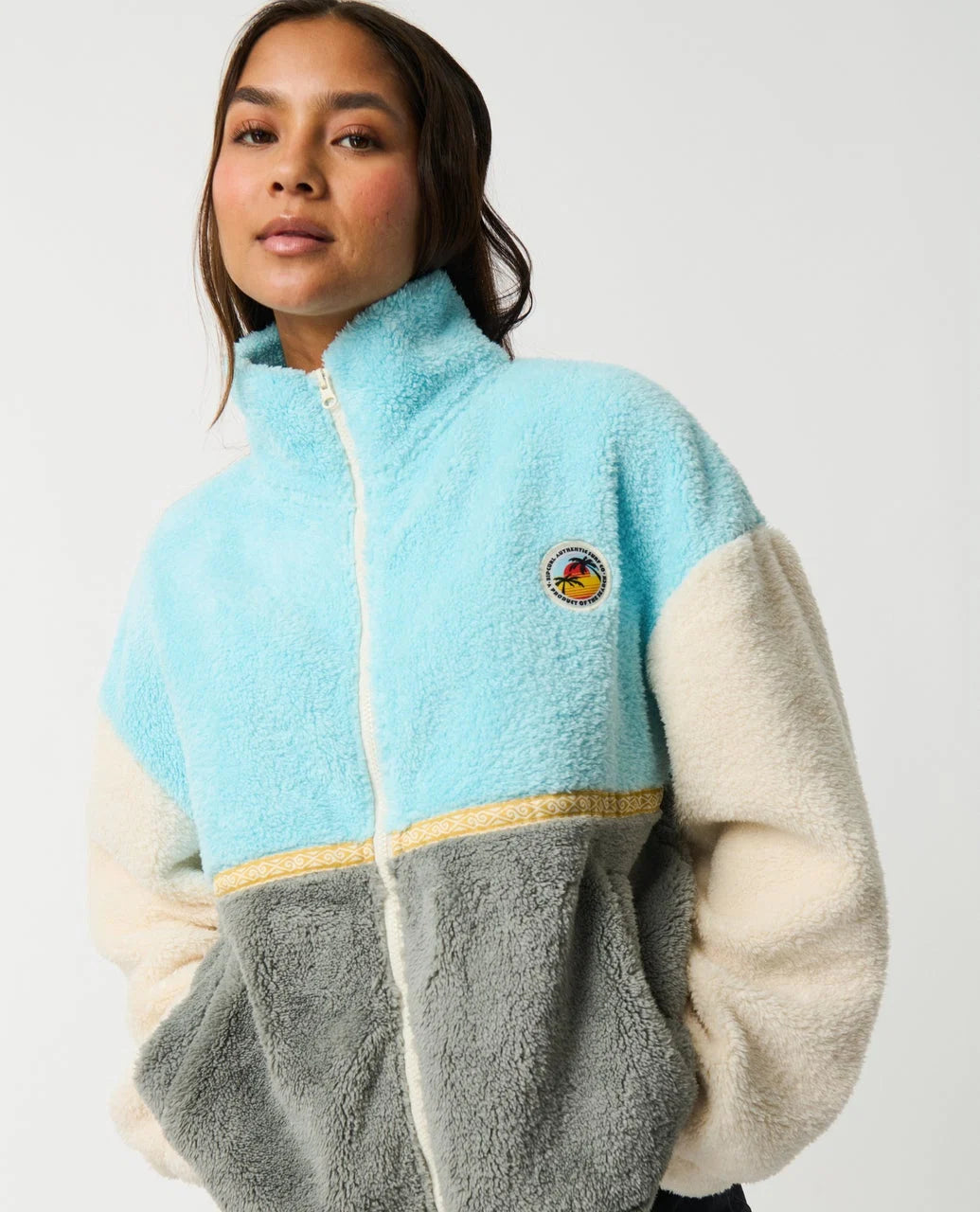 Rip Curl Surf Revival Heritage Zip Polar Fleece