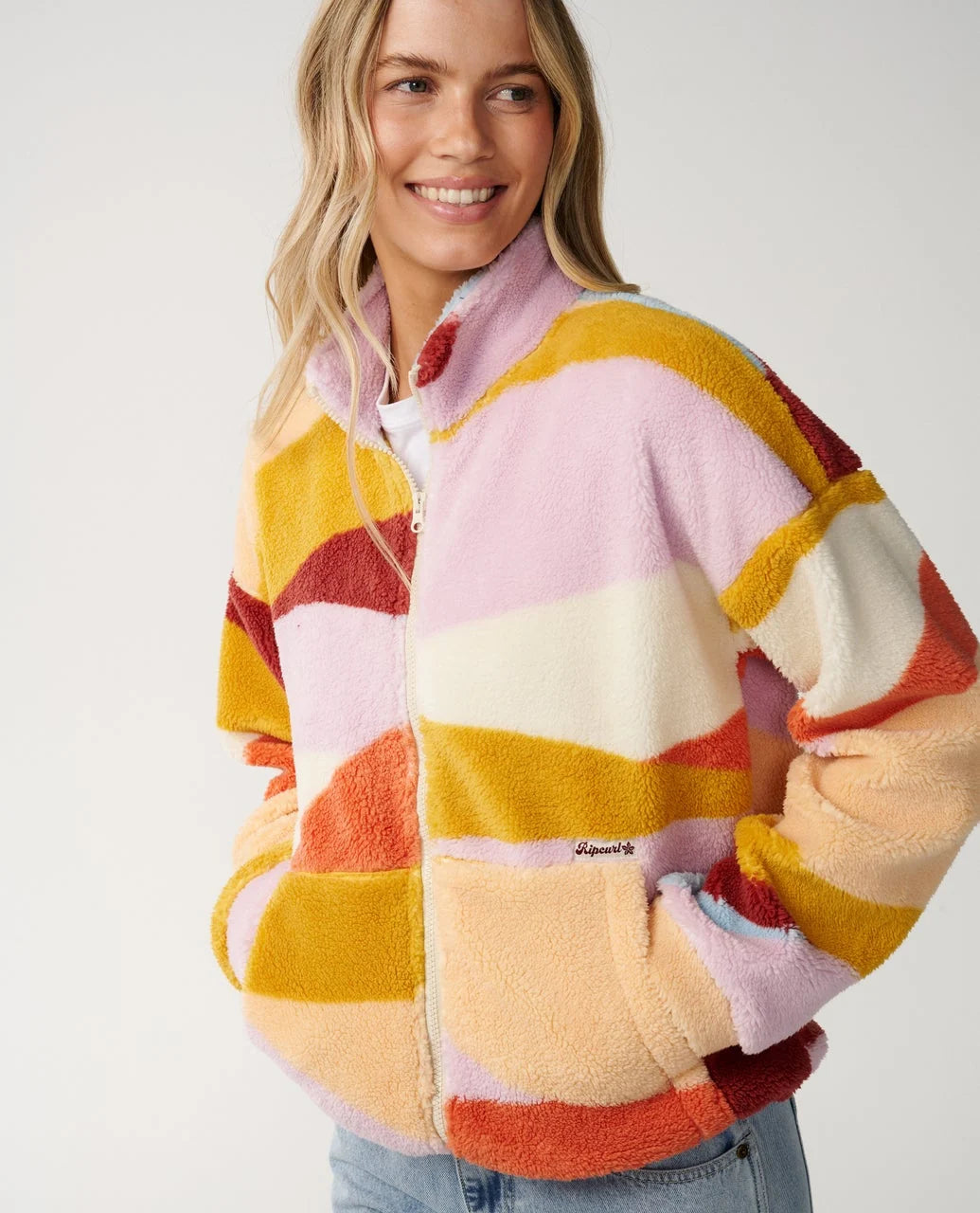 Rip Curl Retro Swell Standard Zip Polar Fleece