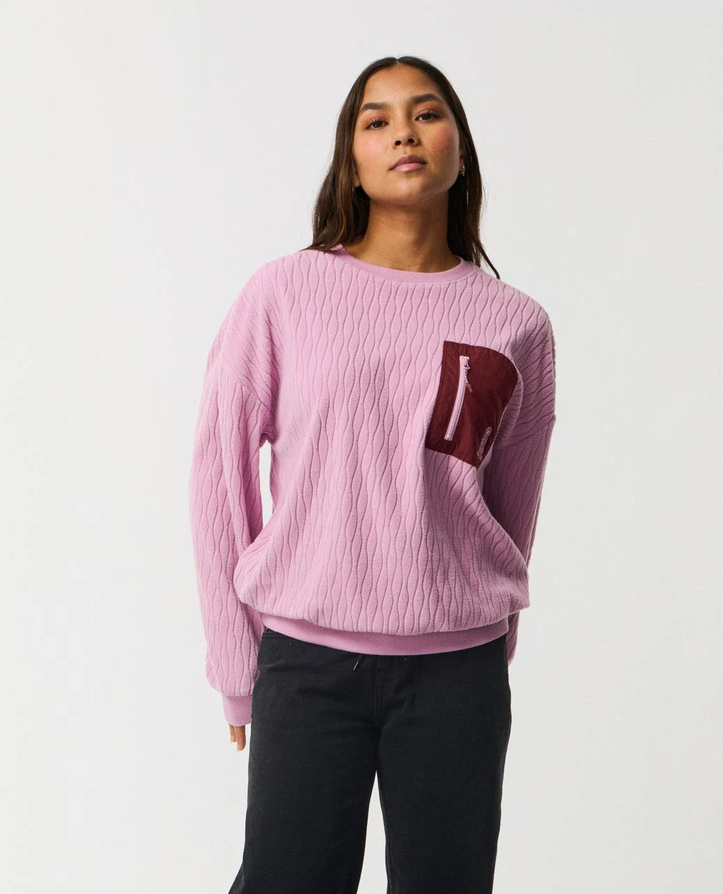Rip Curl Search Series Jacquard Fleece Sweatshirt