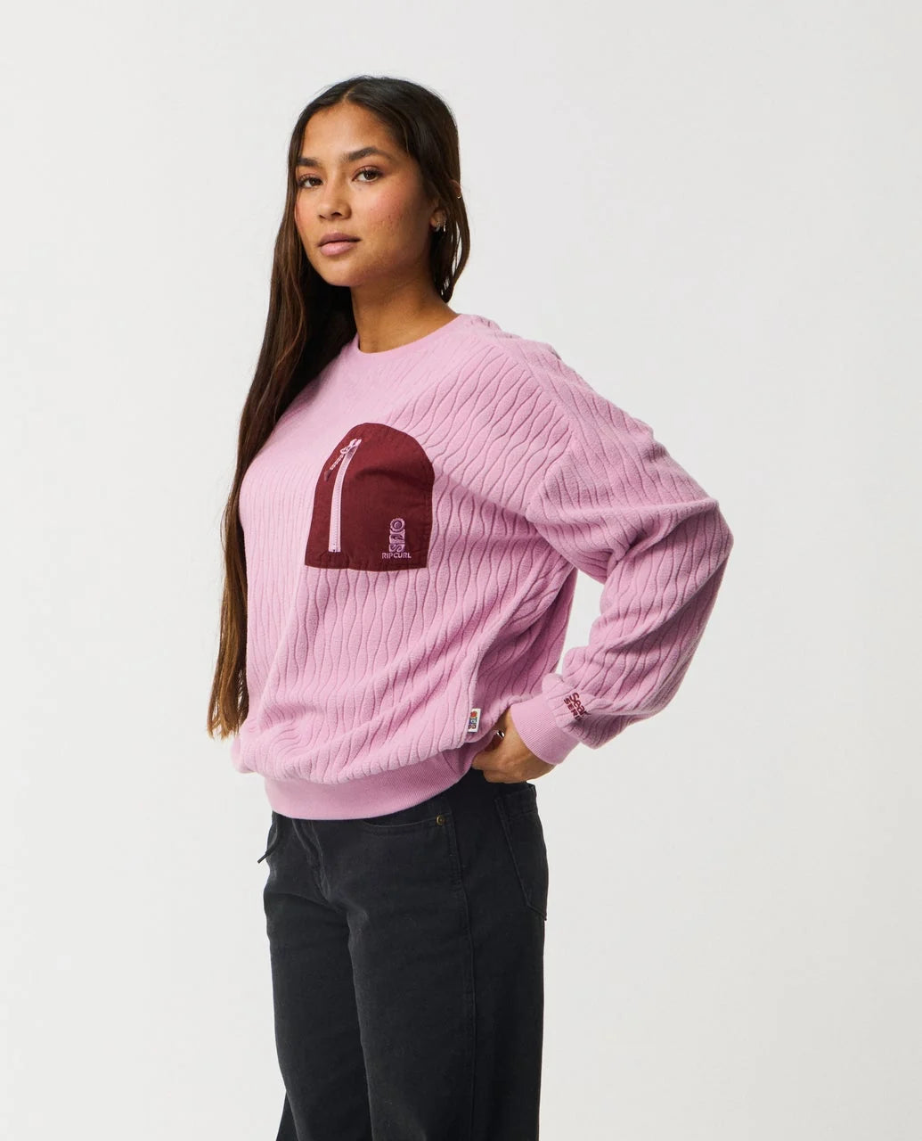 Rip Curl Search Series Jacquard Fleece Sweatshirt