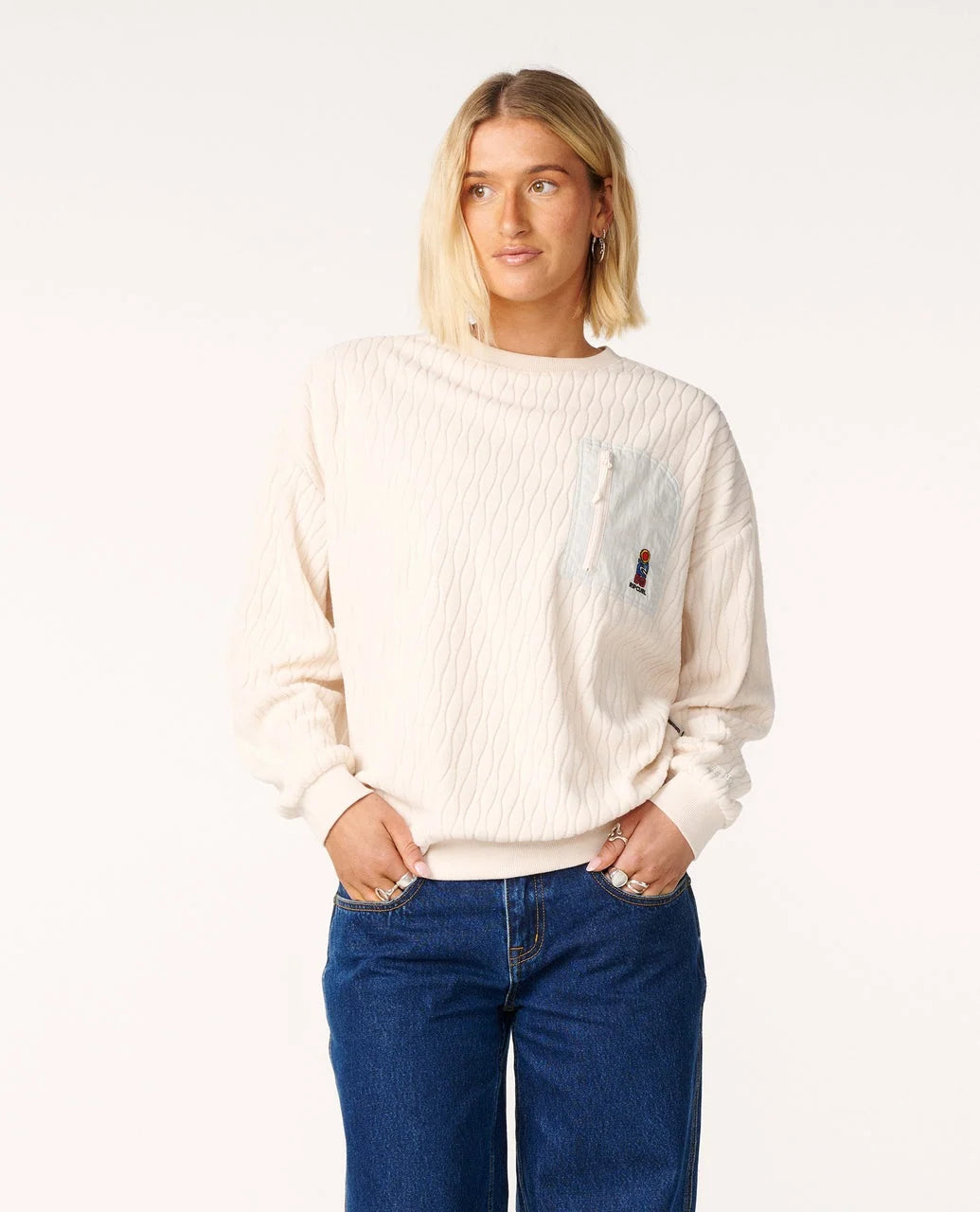 Rip Curl Search Series Jacquard Fleece Sweatshirt