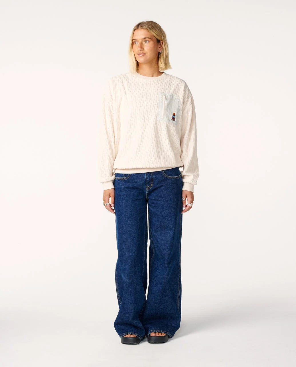 Rip Curl Search Series Jacquard Fleece Sweatshirt
