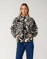 Rip Curl Party Wave Allover Zip Polar Fleece