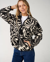 Rip Curl Party Wave Allover Zip Polar Fleece