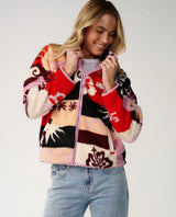 Rip Curl Party Wave Allover Zip Polar Fleece