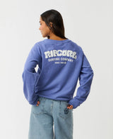 Rip Curl Surf Puff Raglan Relaxed Sweatshirt