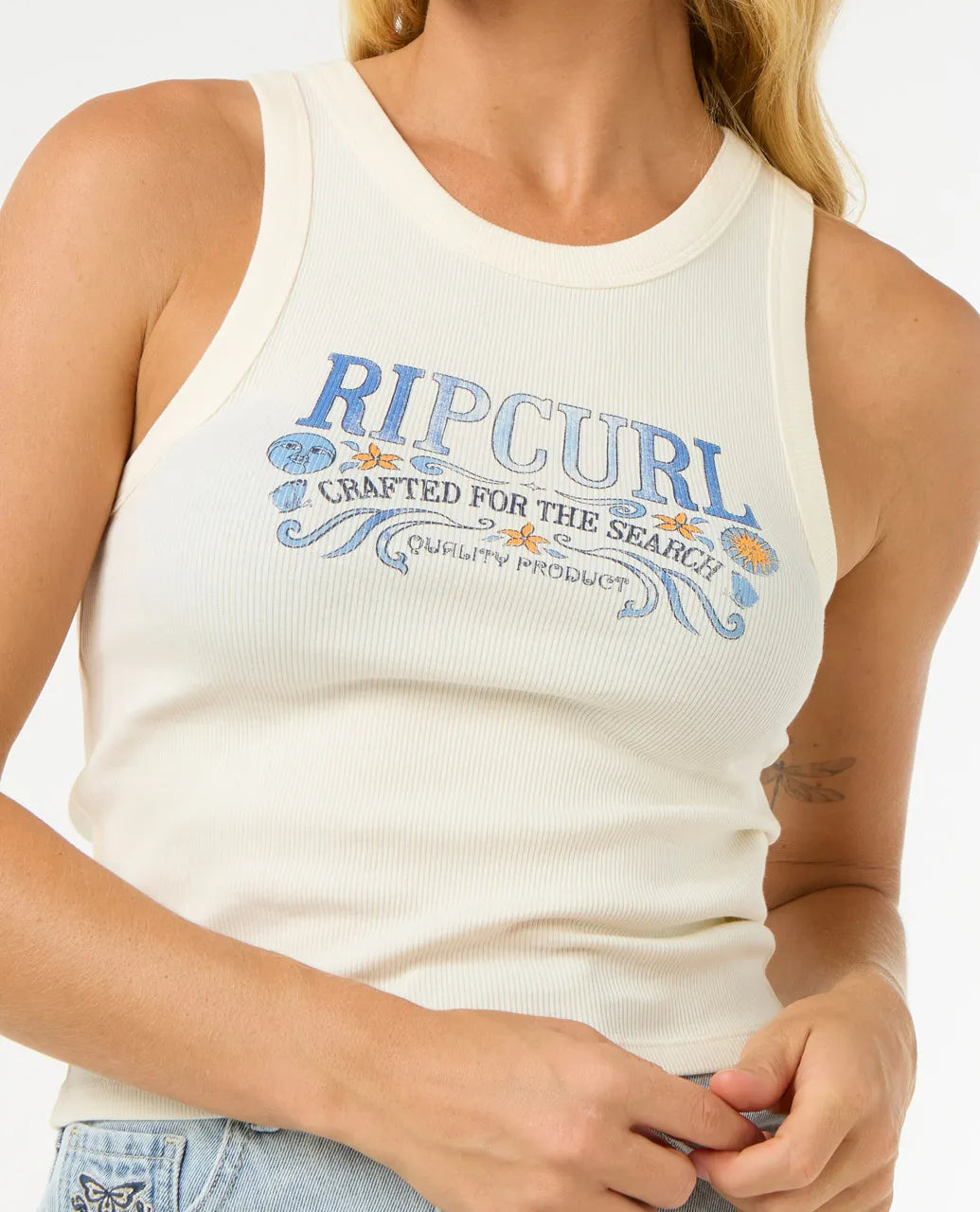 Rip Curl Luna Ribbed Tank Top