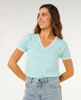 Rip Curl Hotel Malibu V-Neck T-Shirt