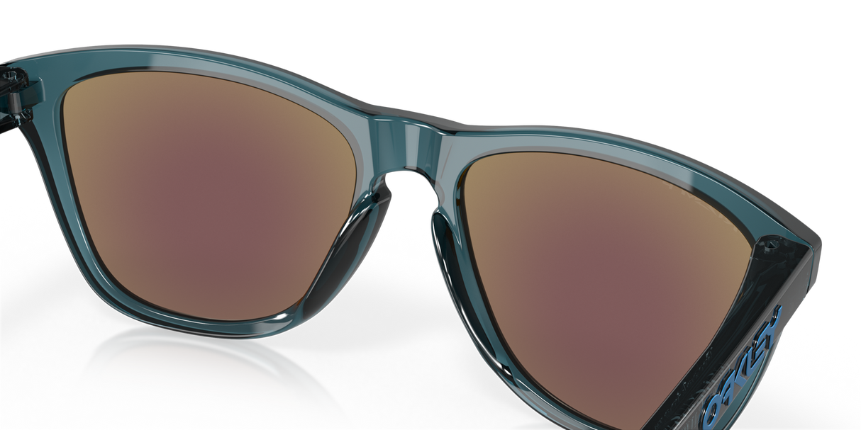 Oakley Frogskins - Crystal Black Frame with Prizm Sapphire Irid Polarized Lens
