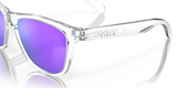 Oakley Frogskins - Polished Clear Frame with Prizm Violet Lens
