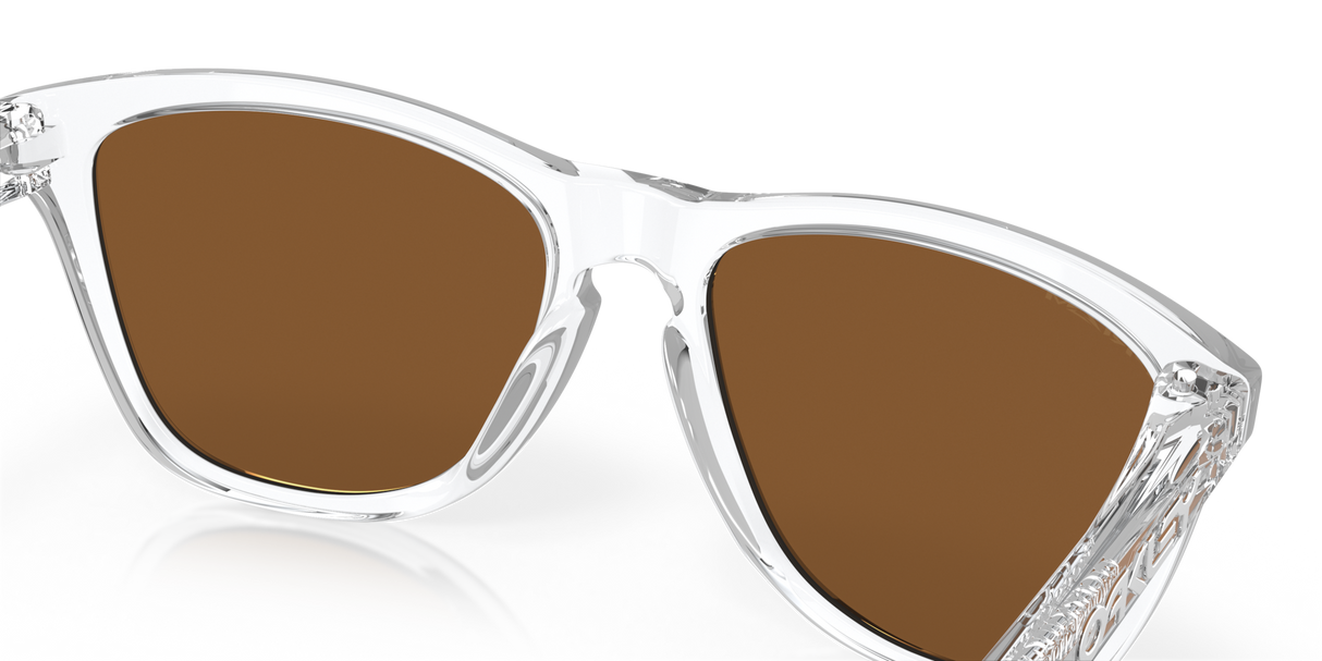 Oakley Frogskins - Polished Clear Frame with Prizm Violet Lens