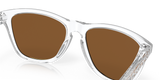 Oakley Frogskins - Polished Clear Frame with Prizm Violet Lens