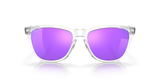 Oakley Frogskins - Polished Clear Frame with Prizm Violet Lens