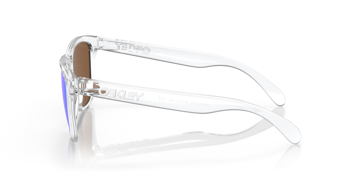 Oakley Frogskins - Polished Clear Frame with Prizm Violet Lens
