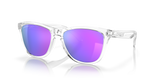 Oakley Frogskins - Polished Clear Frame with Prizm Violet Lens