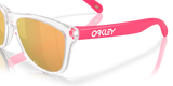 Oakley Frogskins - Clear Frame with Prizm Rose Gold Polarized Lens