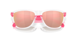 Oakley Frogskins - Clear Frame with Prizm Rose Gold Polarized Lens