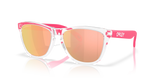Oakley Frogskins - Clear Frame with Prizm Rose Gold Polarized Lens